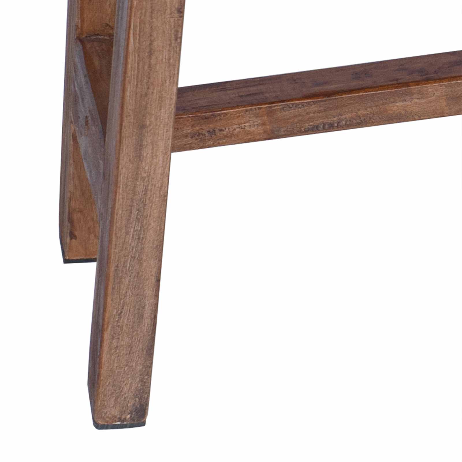 Schreibtisch Braun 110 X 30 X 79 Cm Massives Mahagoni Holz