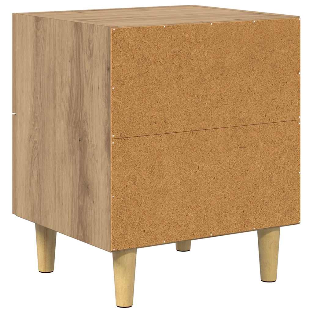 Bettschrank 2 Pcs 40 X 35 X 47,5 Cm Holzwerkstoff