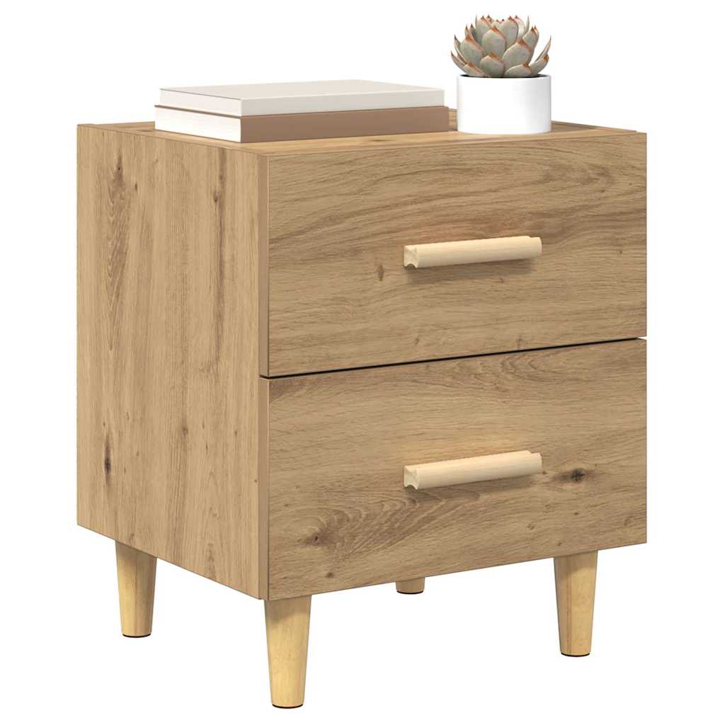 Bettschrank 2 Pcs 40 X 35 X 47,5 Cm Holzwerkstoff