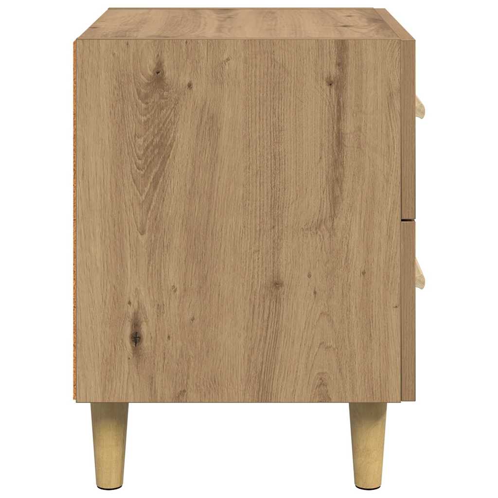 Bettschrank 2 Pcs 40 X 35 X 47,5 Cm Holzwerkstoff