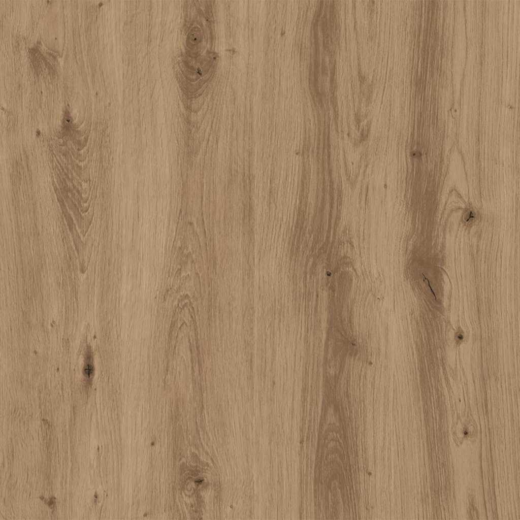 Moderner Wohnzimmertisch aus Holzwerkstoff mit Stahlbeinen - 70×70×30 cm, modernes Design in Artisan-Eiche