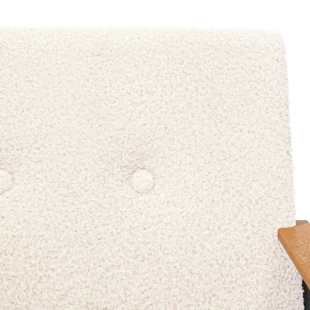 Sessel 59 X 75 X 78 Cm Lockiger Wollähnlicher Stoff