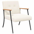Sessel 59 X 75 X 78 Cm Lockiger Wollähnlicher Stoff