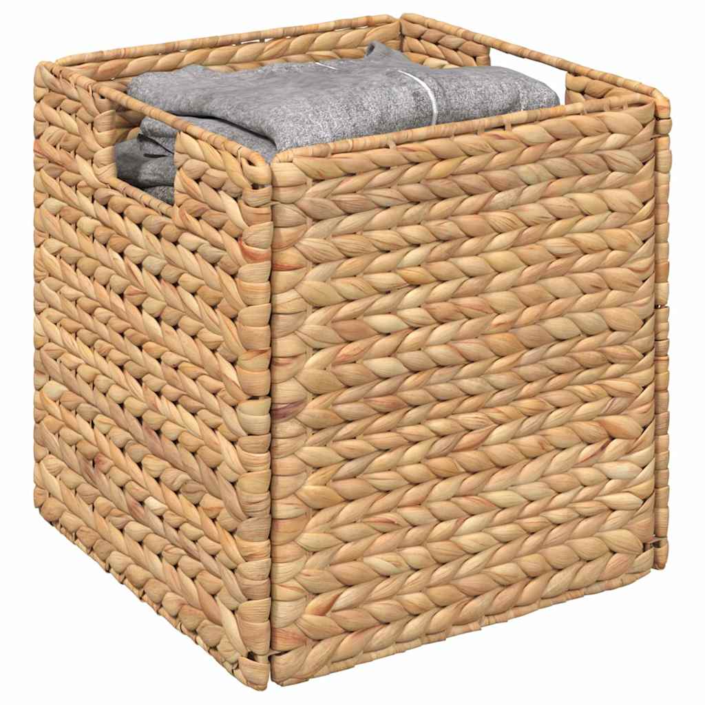 Aufbewahrungskörbe 2 Pcs Natur Wasserhyazinthe