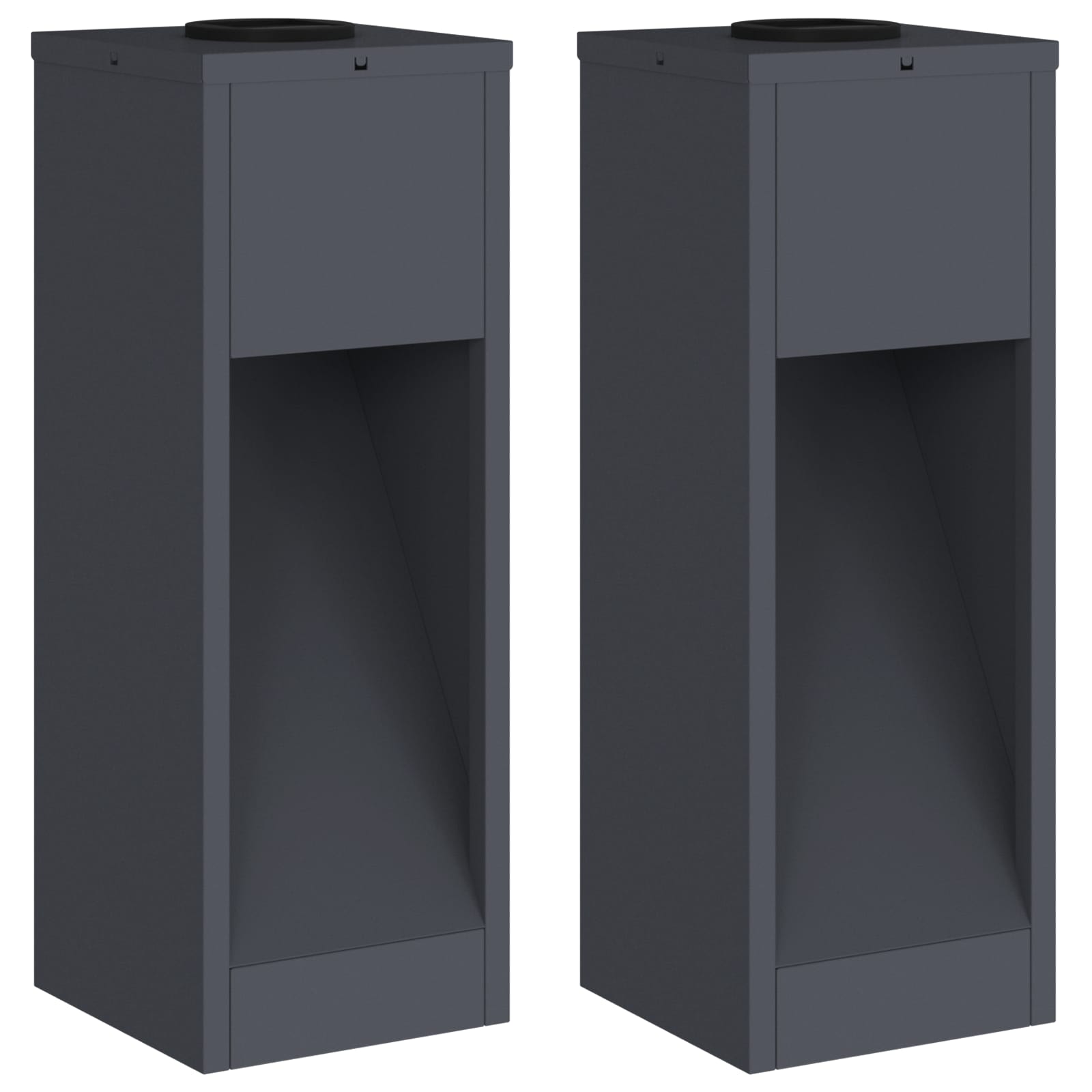 Solar Led Wegeleuchte 2 Pcs Kalt Gewalzter Stahl
