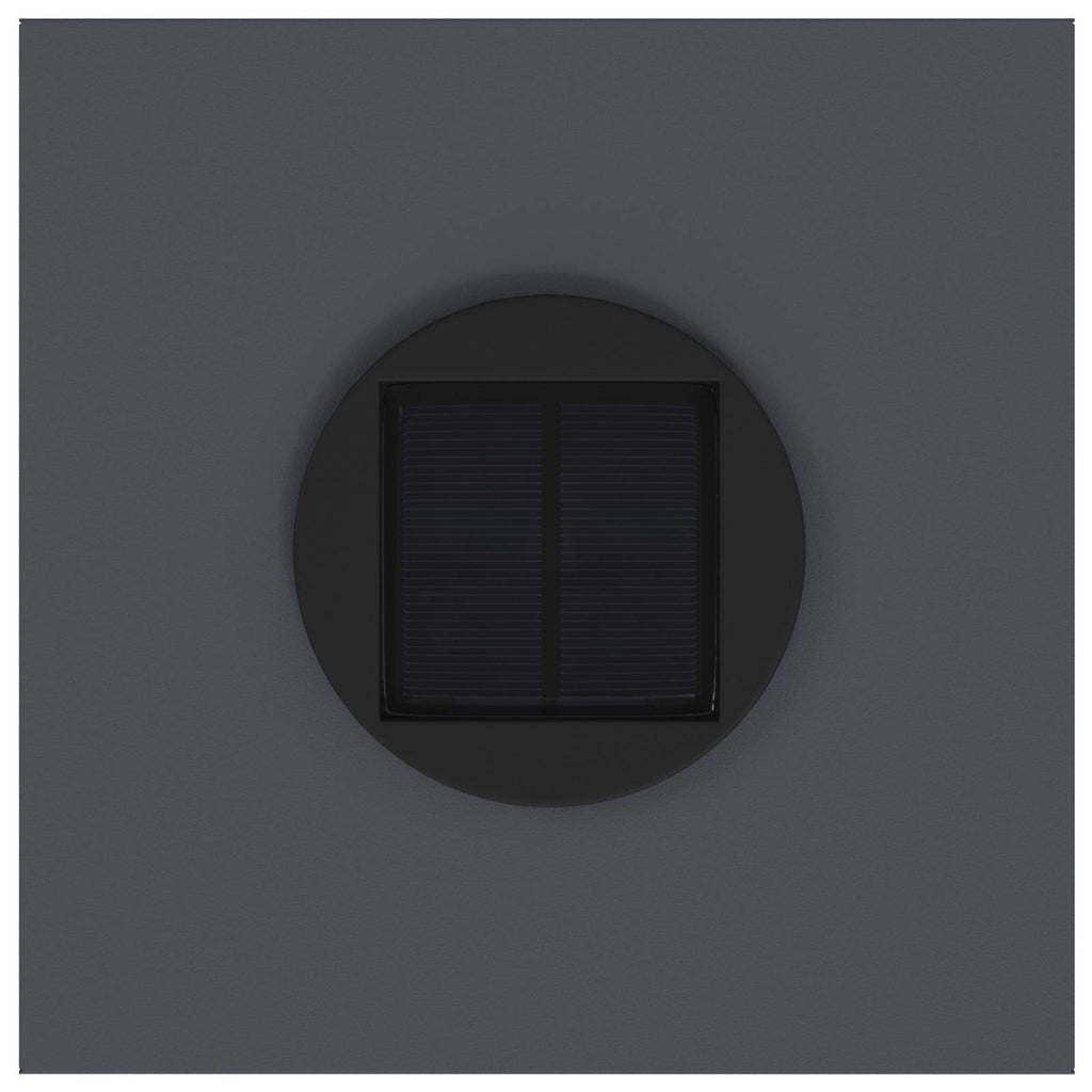 Solar Led Wegeleuchte 2 Pcs Kalt Gewalzter Stahl