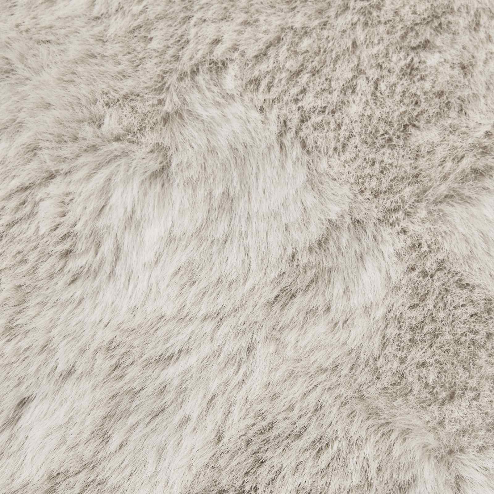 Rutschfester Kunstfellteppich Olite Beige