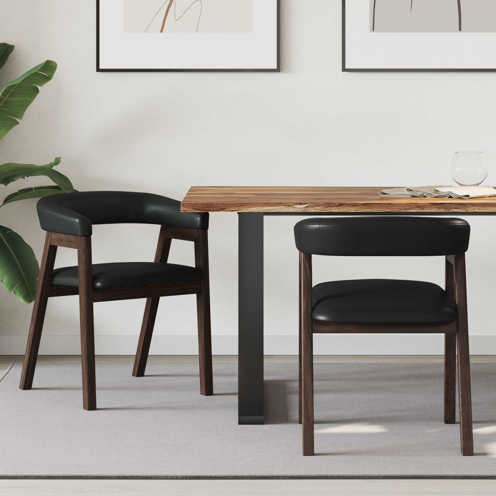 Esszimmerstühle 2 Pcs Hellbraun 54 X 57 X 73 Cm