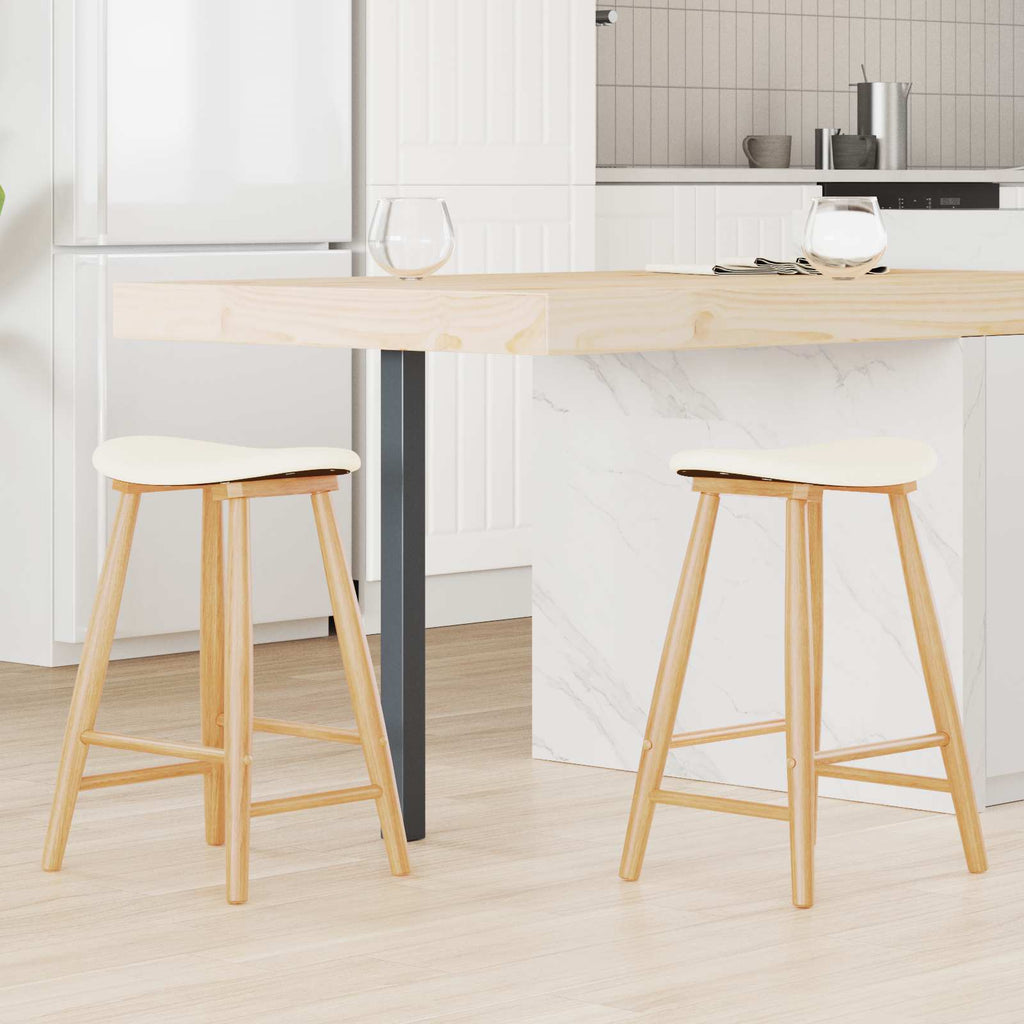 Esszimmerstühle 2 Pcs Hellbraun 46 X 37 X 63 Cm