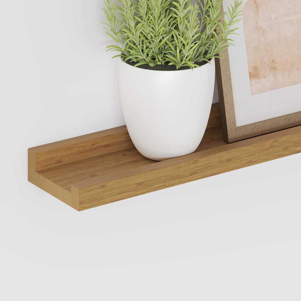 Wandregal Mit Regal 2 Pcs Holzwerkstoff