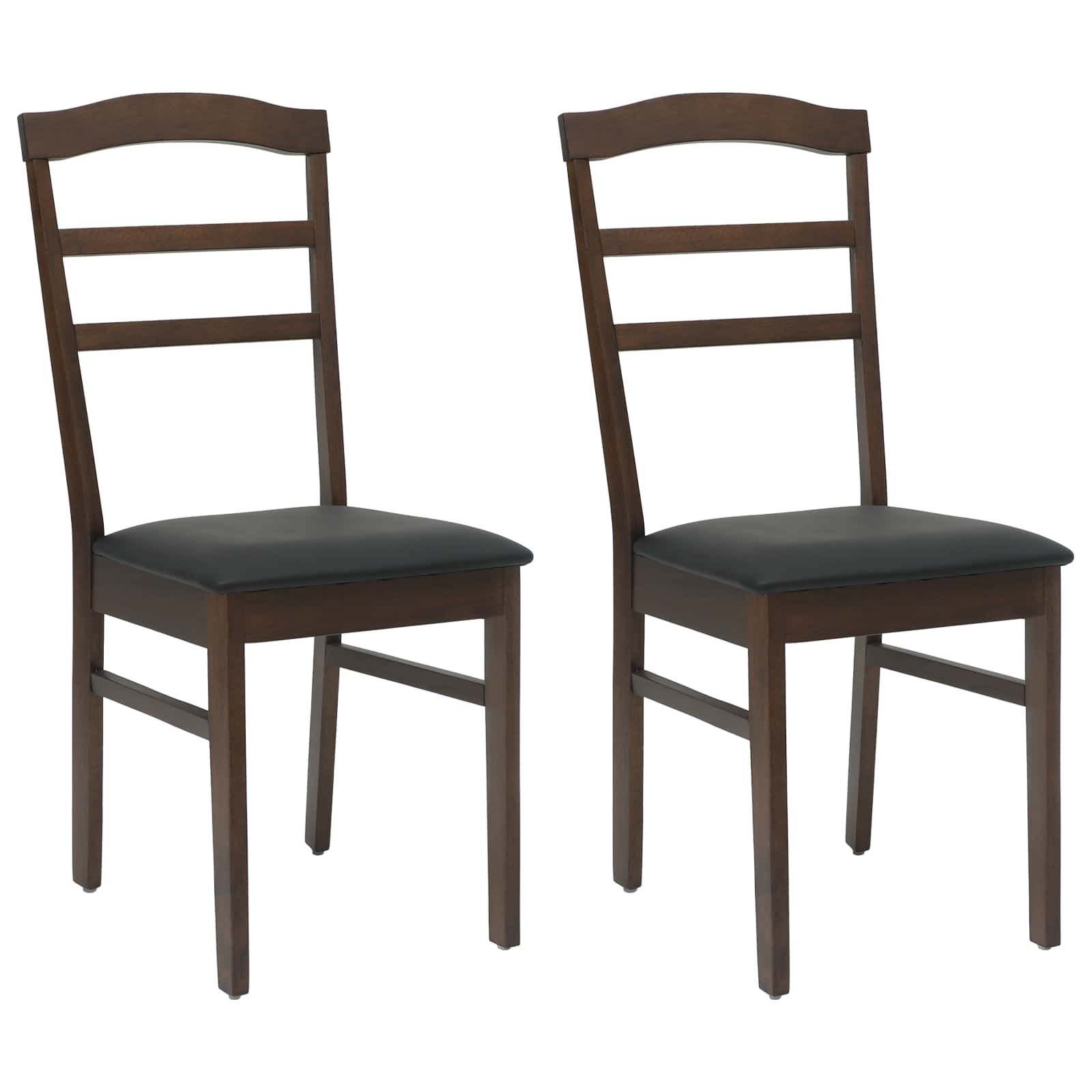 Esszimmerstuhl 2 Pcs Massives Gummiholz