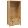 Kleiderschrank Mit Schubladen Hill Honigbraun 84 X 50 X 170 Cm