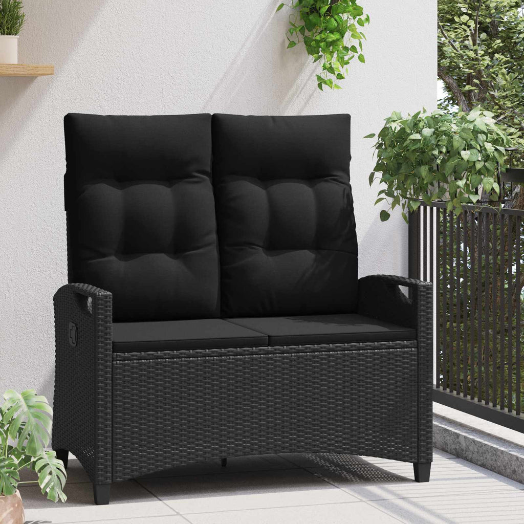 Gartenbank 105 X 60 X 112 Cm Stahl Und Polyester