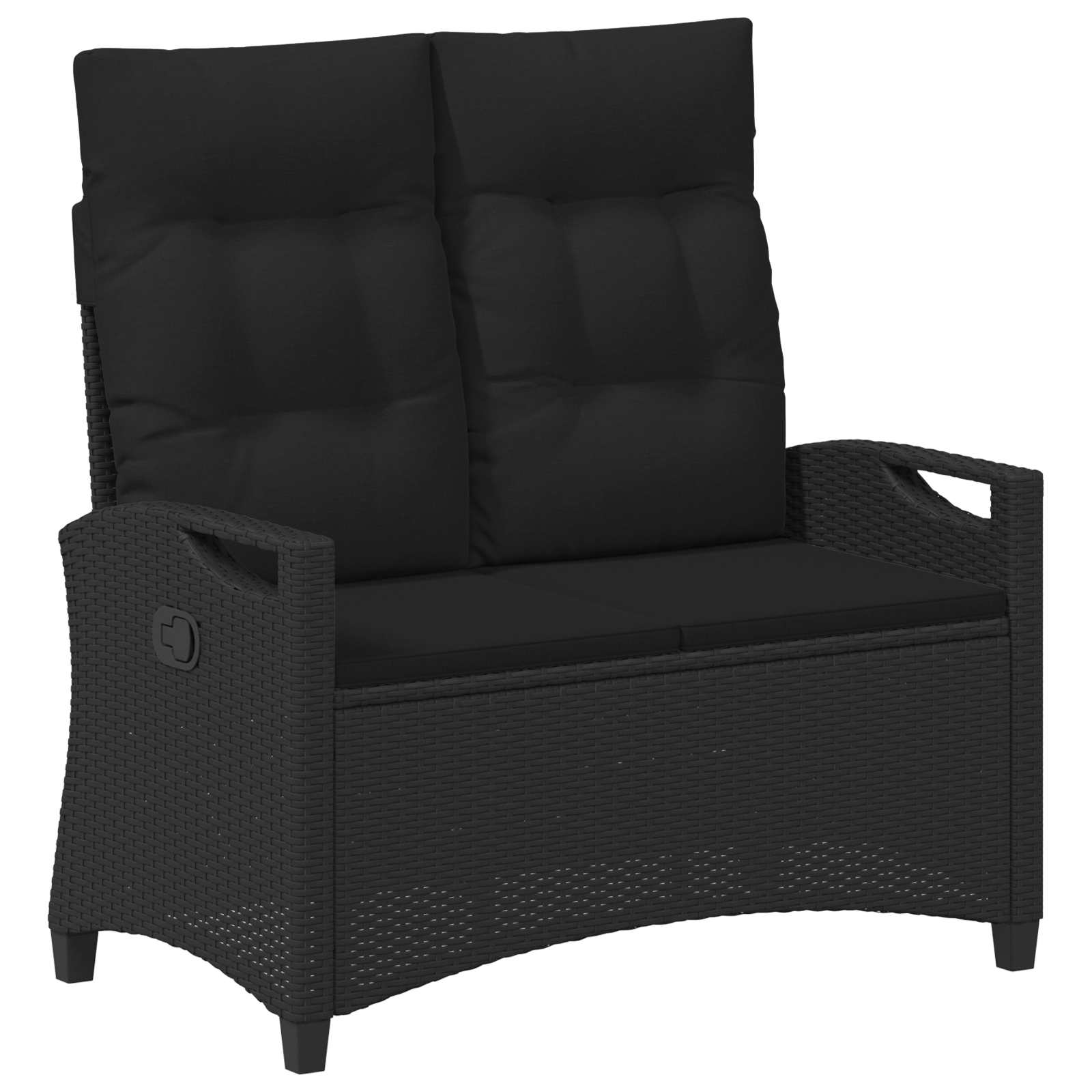 Gartenbank 105 X 60 X 112 Cm Stahl Und Polyester