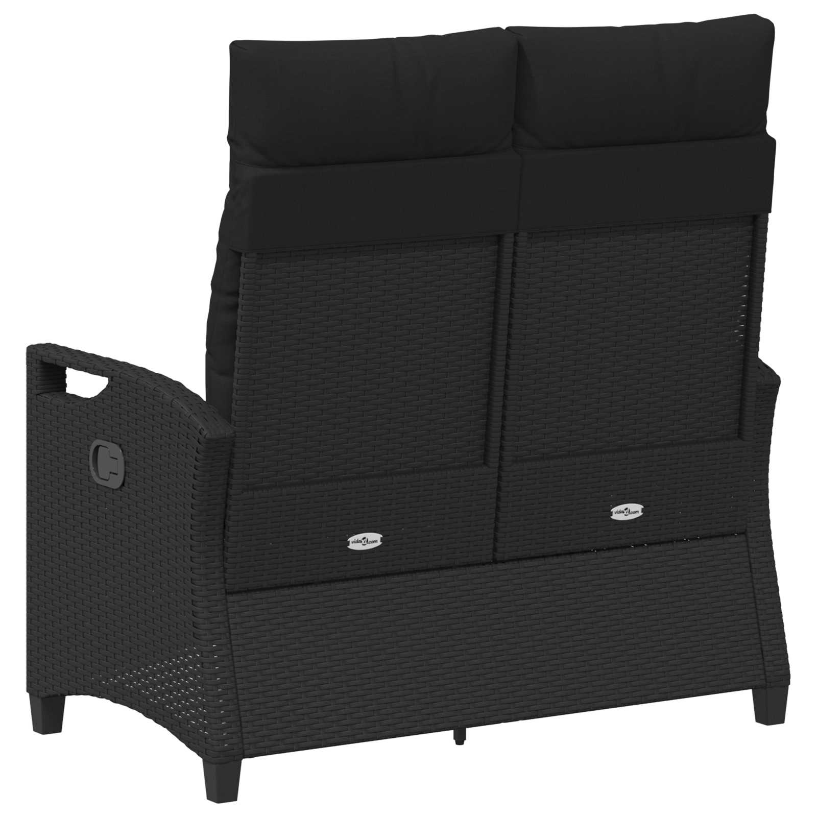 Gartenbank 105 X 60 X 112 Cm Stahl Und Polyester