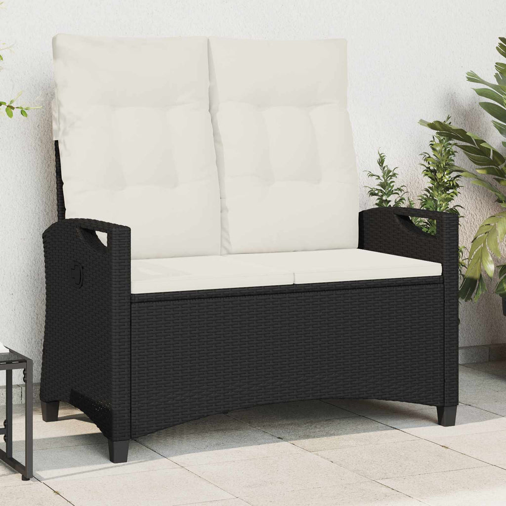 Gartenbank 105 X 60 X 112 Cm Stahl Und Polyester