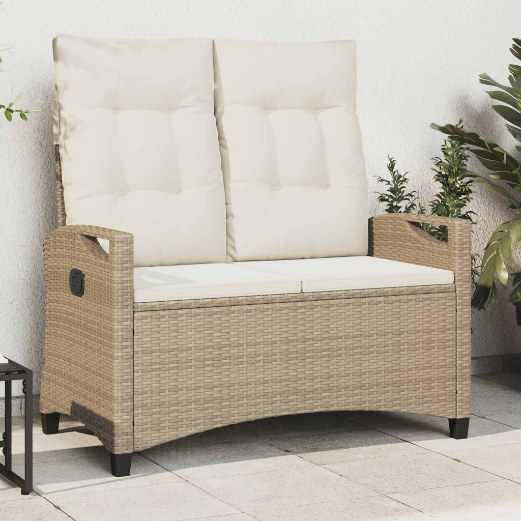 Gartenbank 105 X 60 X 112 Cm Stahl Und Polyester