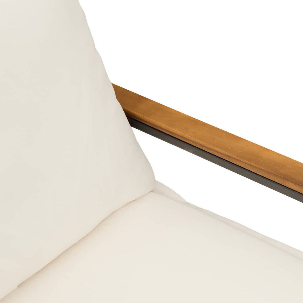 Bank Mit Kissen 115 X 65 X 72 Cm Rattan