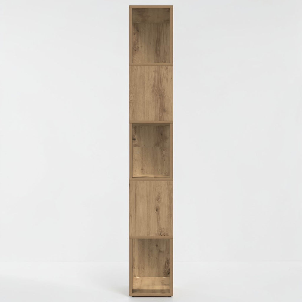 Bücherregal 80 X 24 X 159 Cm Holzwerkstoff in Artisan-Eiche