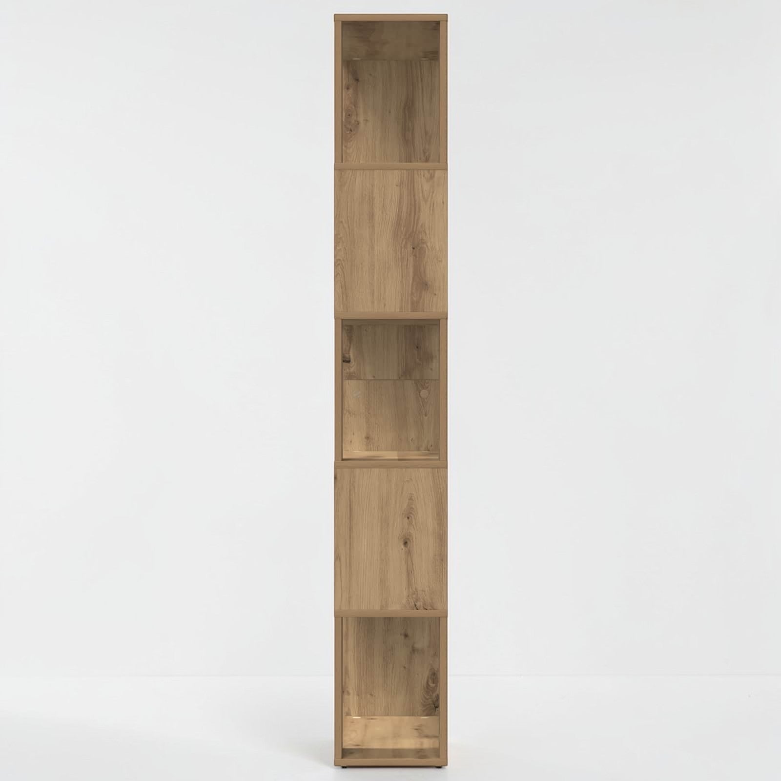 Bücherregal 80 X 24 X 159 Cm Holzwerkstoff in Artisan-Eiche