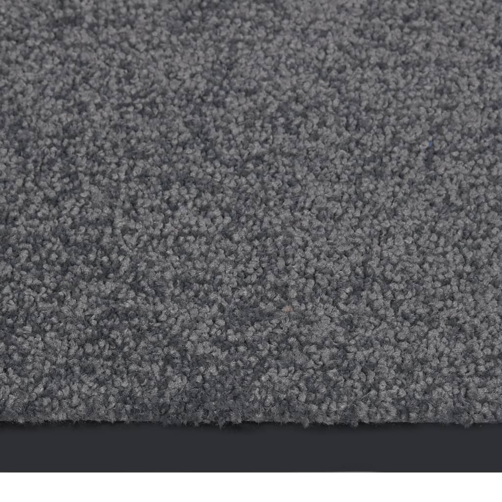 Fußmatte Rutschfest Polypropylen Anthrazit 60 x 80 cm