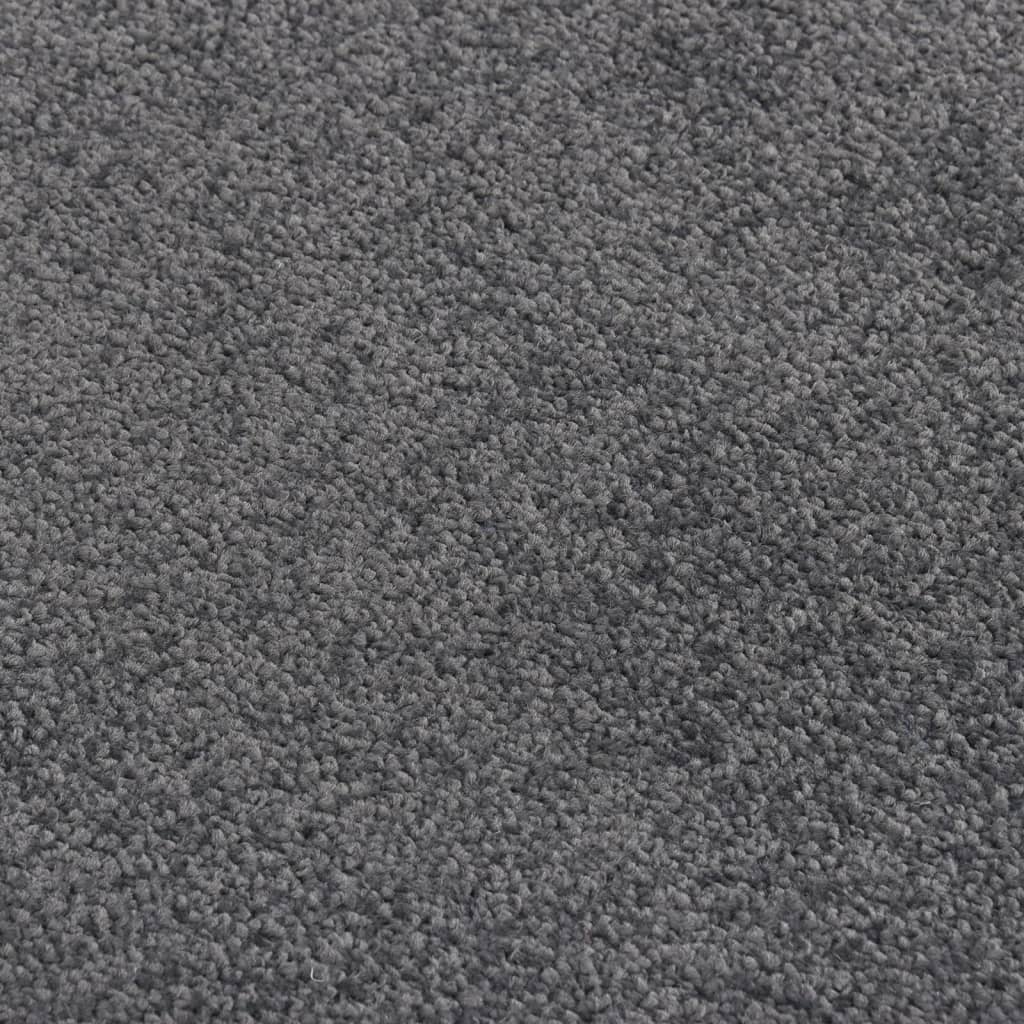 Fußmatte Rutschfest Polypropylen Anthrazit 60 x 80 cm