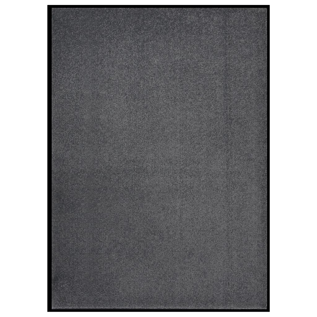 Fußmatte Rutschfest Polypropylen Anthrazit 60 x 80 cm