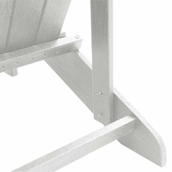 Adirondack Gartenstuhl Weiß aus HDPE mit Fußstütze 82 × 74 × 92 cm