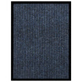 Fußmatte Gestreift Rutschfest Polypropylen Blau 60 x 80 cm