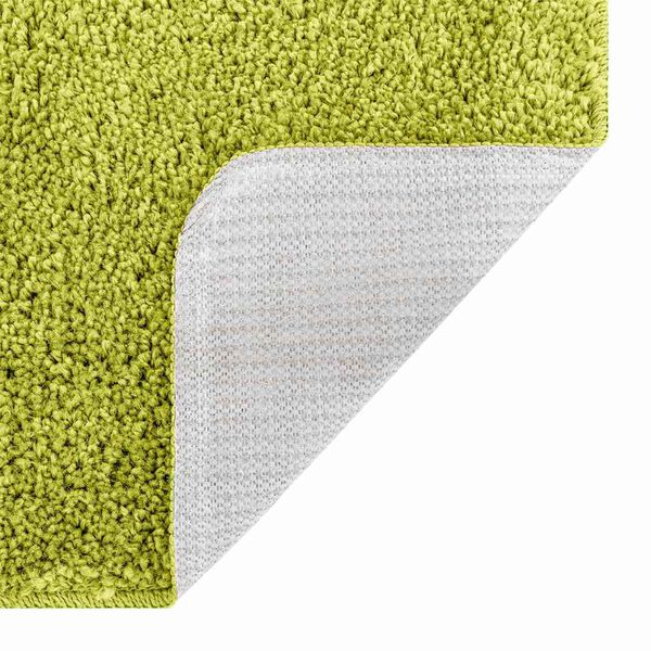 2er Set Badematte Grün Rutschfest Waschbar 50x50 & 60x90 cm