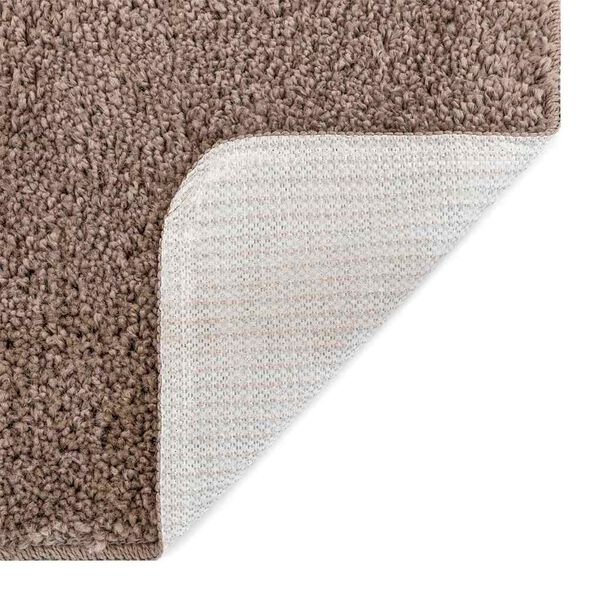 2er Set Badematte Braun Rutschfest Waschbar 50x50 & 60x90 cm