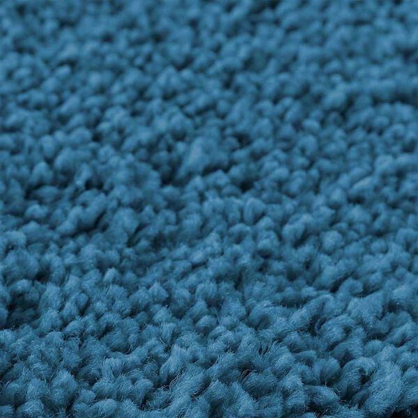 2er Set Badematte Blau Rutschfest Waschbar 50x50 & 60x90 cm
