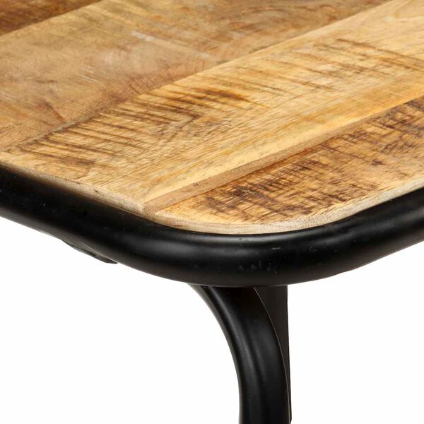 2er Set Barhocker Mango Massivholz & Stahl 84 cm