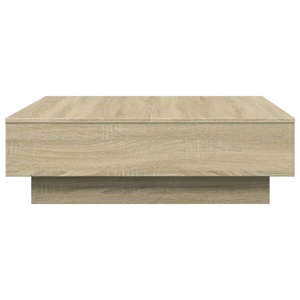 Couchtisch Sonoma Eiche 90x90x28 cm Holzwerkstoff mit Schublade