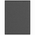 Anti-Rutsch Fußmatte aus Polypropylen Schwarz 80 x 120 cm