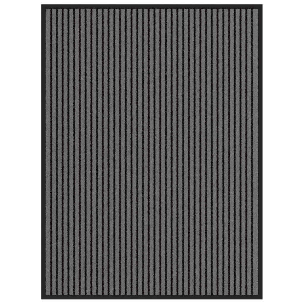Anti-Rutsch Fußmatte aus Polypropylen Schwarz 90 x 120 cm