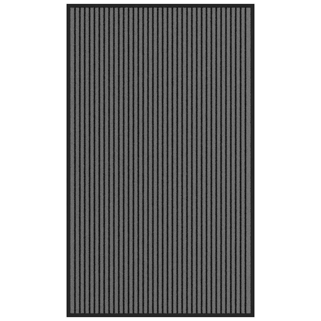 Anti-Rutsch Fußmatte aus Polypropylen Schwarz 90 x 150 cm