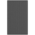 Anti-Rutsch Fußmatte aus Polypropylen Schwarz 90 x 150 cm