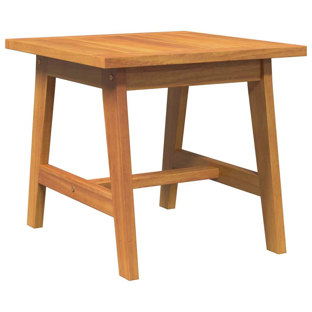 Garten-Beistelltisch Akazie Massivholz geölt Natur 45 x 45 x 40 cm