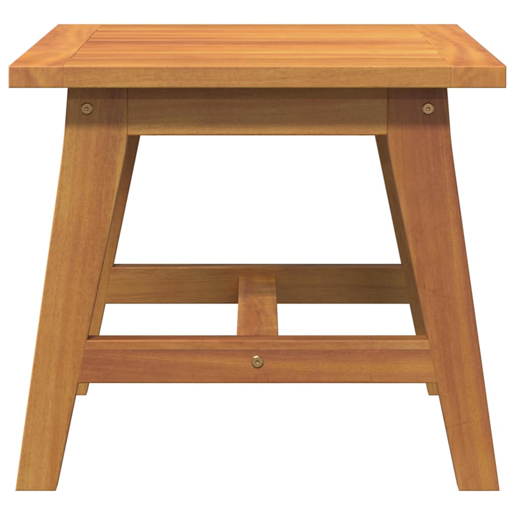 Garten-Beistelltisch Akazie Massivholz geölt Natur 45 x 45 x 40 cm