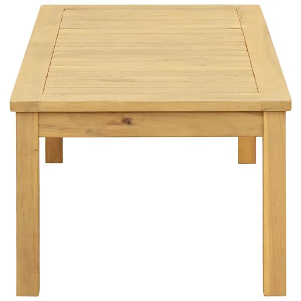 Garten-Couchtisch Akazie Massivholz Natur 90 x 50 x 36 cm