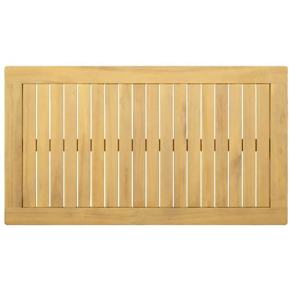 Garten-Couchtisch Akazie Massivholz Natur 90 x 50 x 36 cm