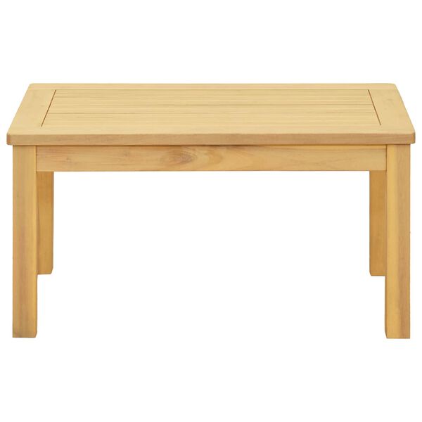 Garten-Couchtisch Akazie Massivholz Natur 70 x 40 x 36 cm