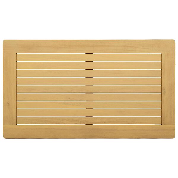 Garten-Couchtisch Akazie Massivholz Natur 70 x 40 x 36 cm