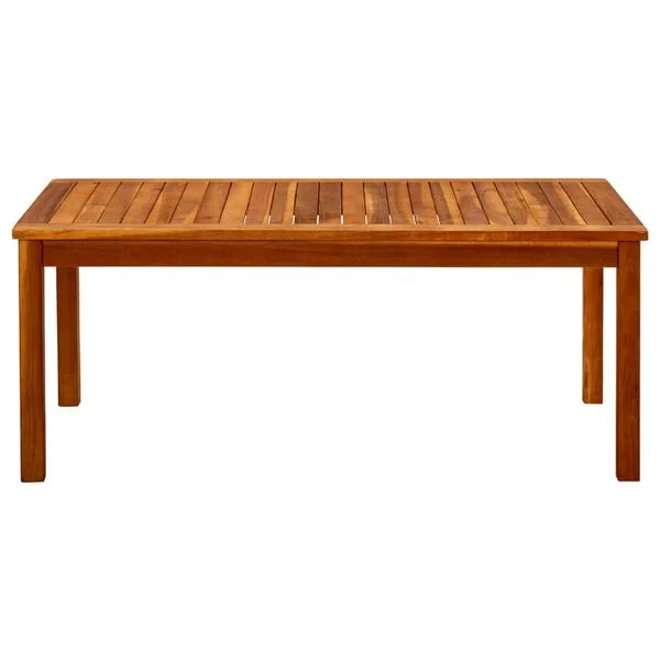 Garten-Couchtisch Akazie Massivholz Braun 110 x 60 x 45 cm