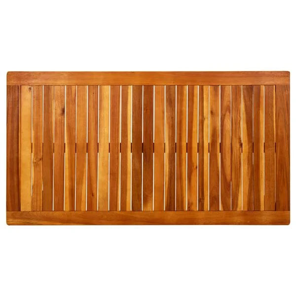 Garten-Couchtisch Akazie Massivholz Braun 110 x 60 x 45 cm