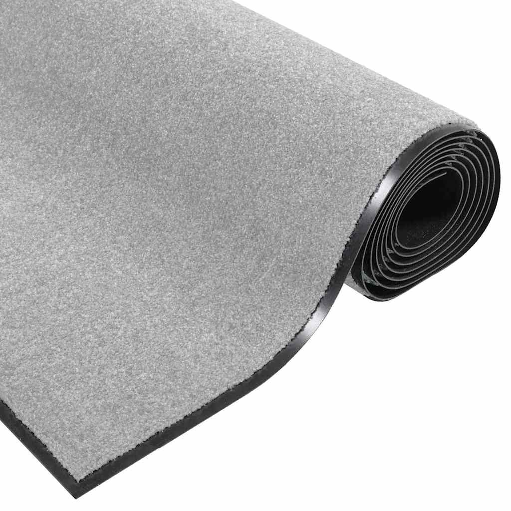 Fußmatte Rutschfest Polypropylen Grau 120 x 250  cm