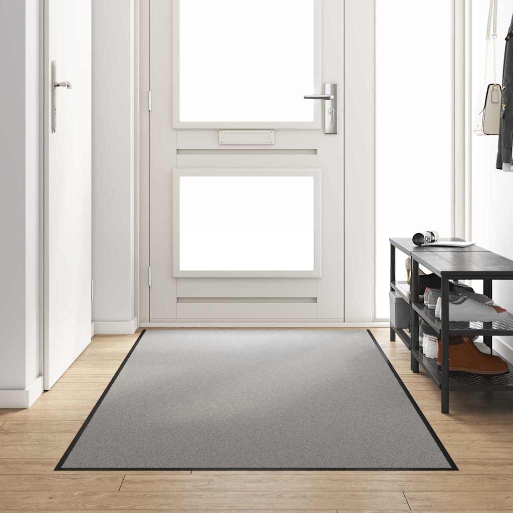 Fußmatte Rutschfest Polypropylen Grau 120 x 250  cm