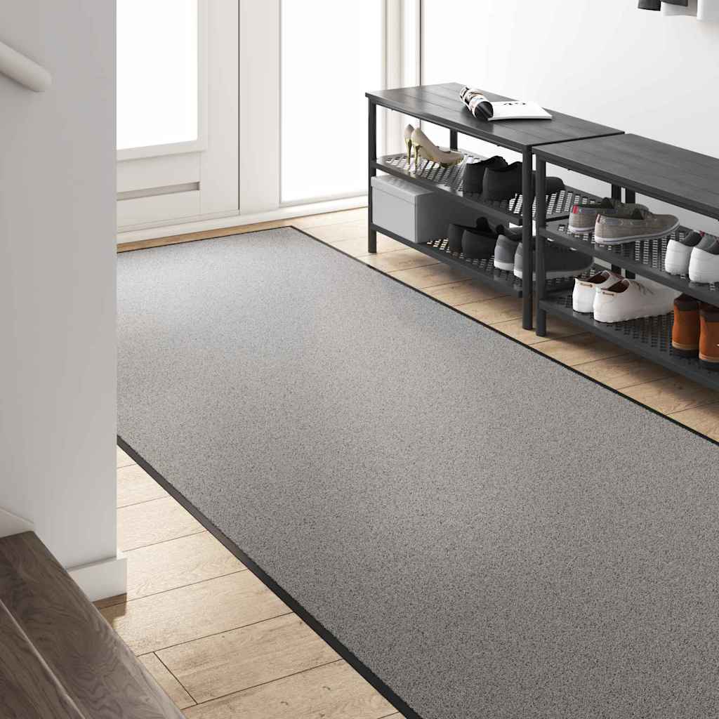 Fußmatte Rutschfest Polypropylen Grau 120 x 350  cm