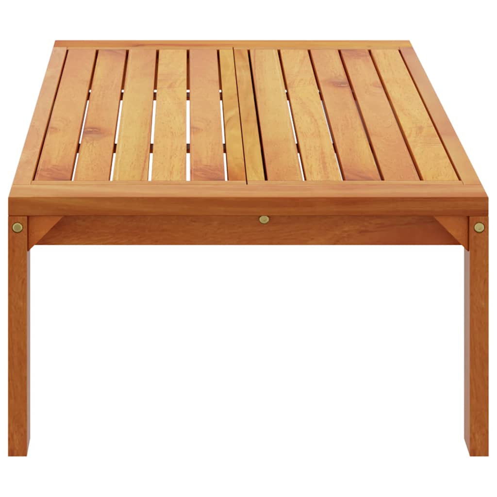 Gartentisch aus Akazienholz Natur Geölt 100 x 50 x 27 cm